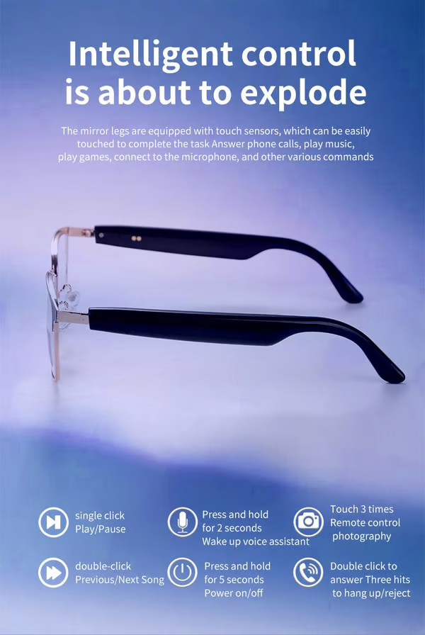 🎁Father's Day Pre-sale -60% OFF👓Bluetooth Audio Smart Glasses