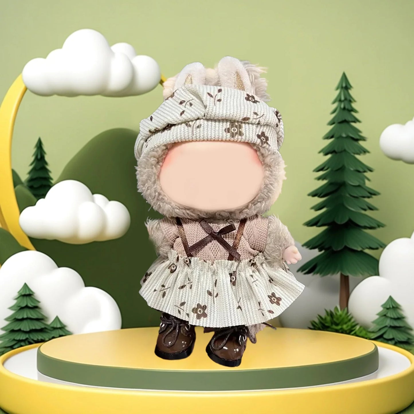 💥💥Sale 70% OFF MCOIKY® Vinyl Face Plush Doll Clothes & Accessories