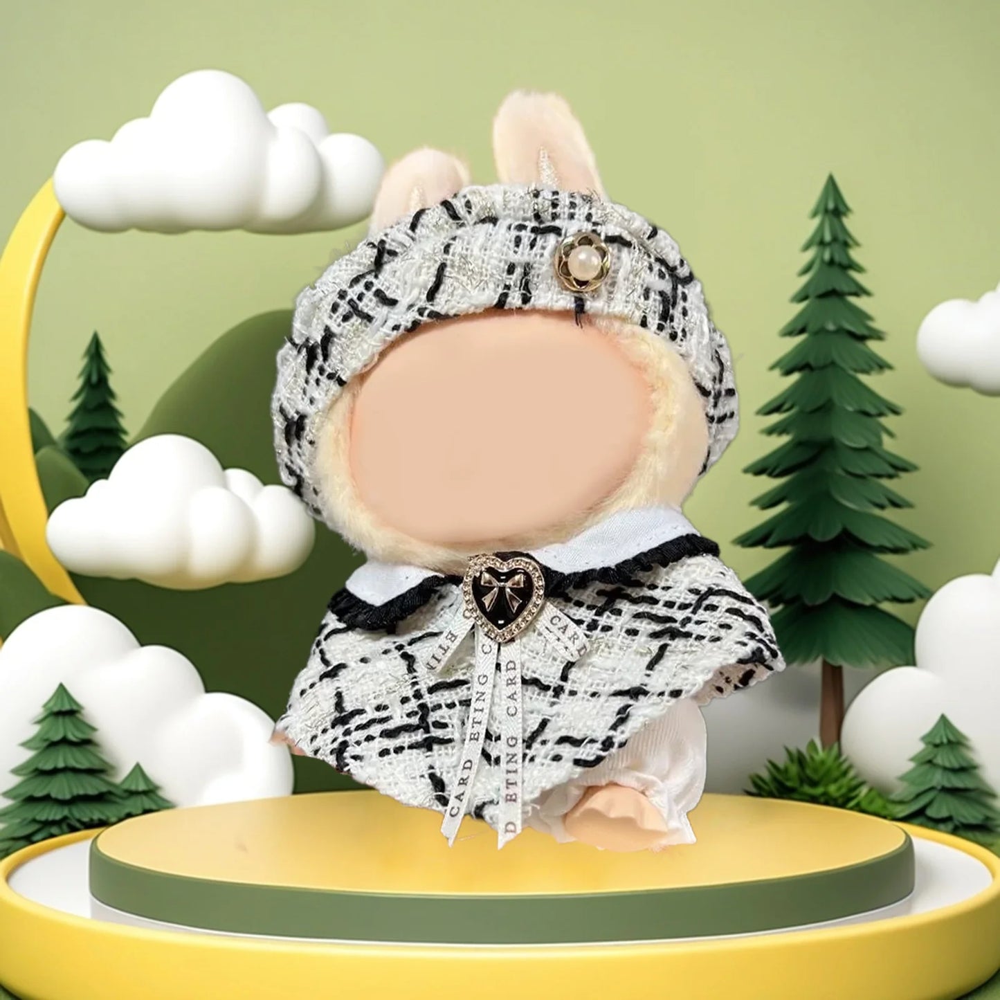 💥💥Sale 70% OFF MCOIKY® Vinyl Face Plush Doll Clothes & Accessories