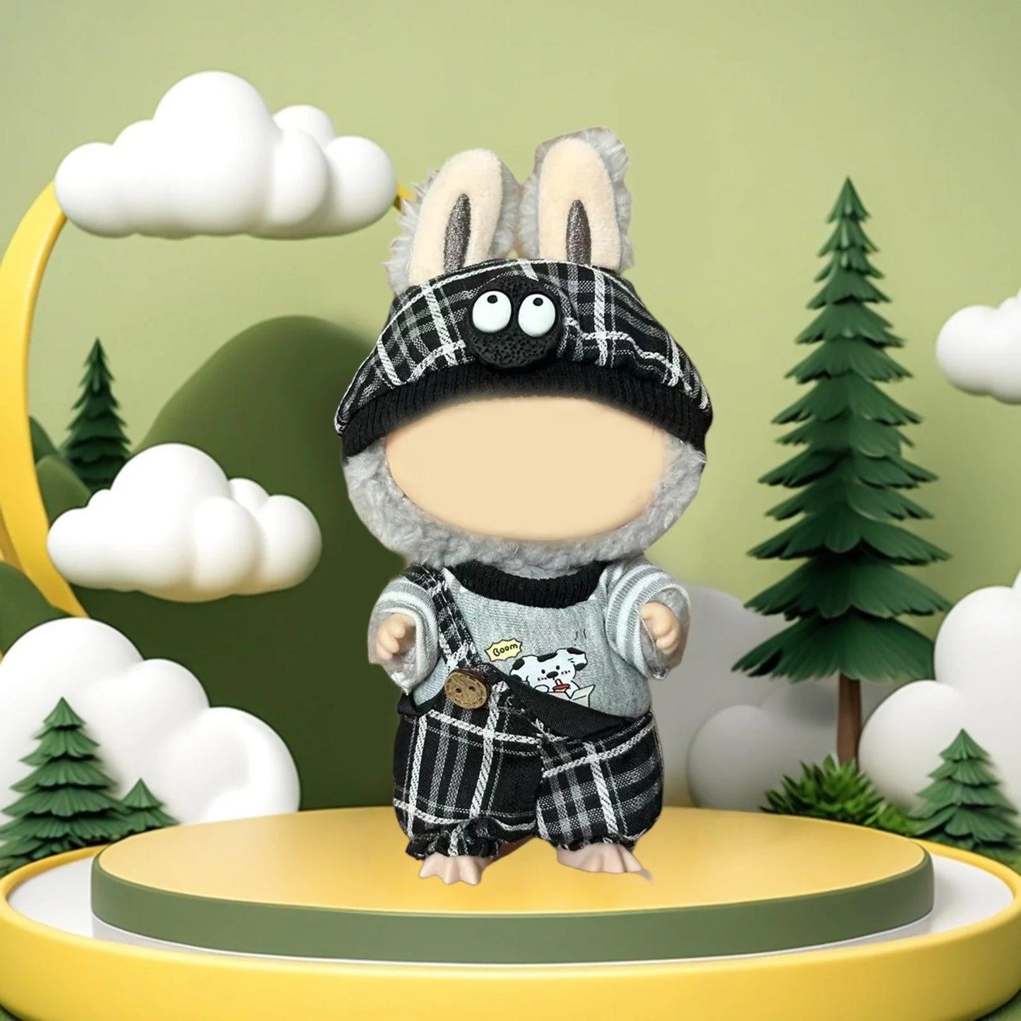 💥💥Sale 70% OFF MCOIKY® Vinyl Face Plush Doll Clothes & Accessories