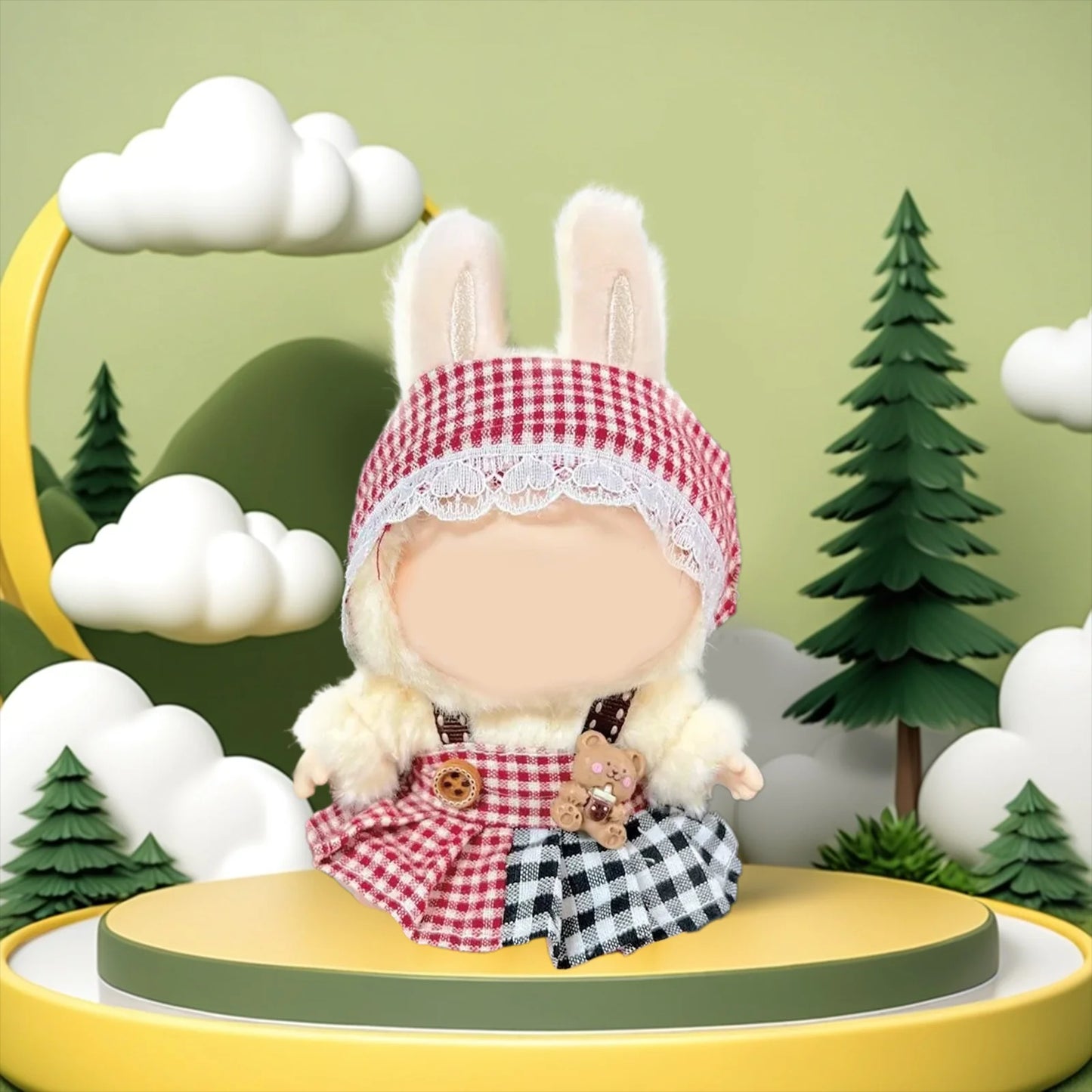 💥💥Sale 70% OFF MCOIKY® Vinyl Face Plush Doll Clothes & Accessories