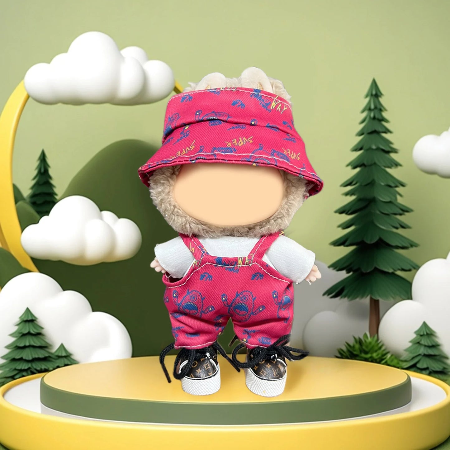 💥💥Sale 70% OFF MCOIKY® Vinyl Face Plush Doll Clothes & Accessories