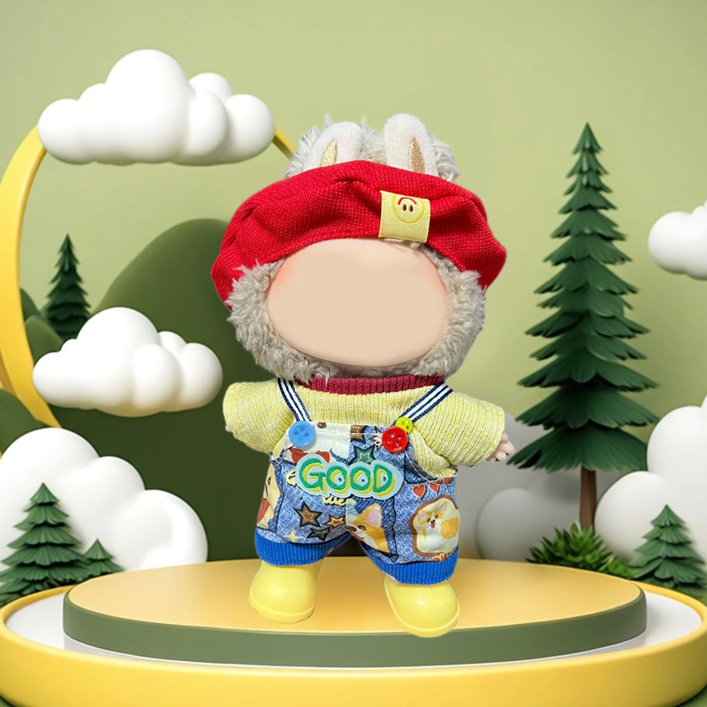 💥💥Sale 70% OFF MCOIKY® Vinyl Face Plush Doll Clothes & Accessories