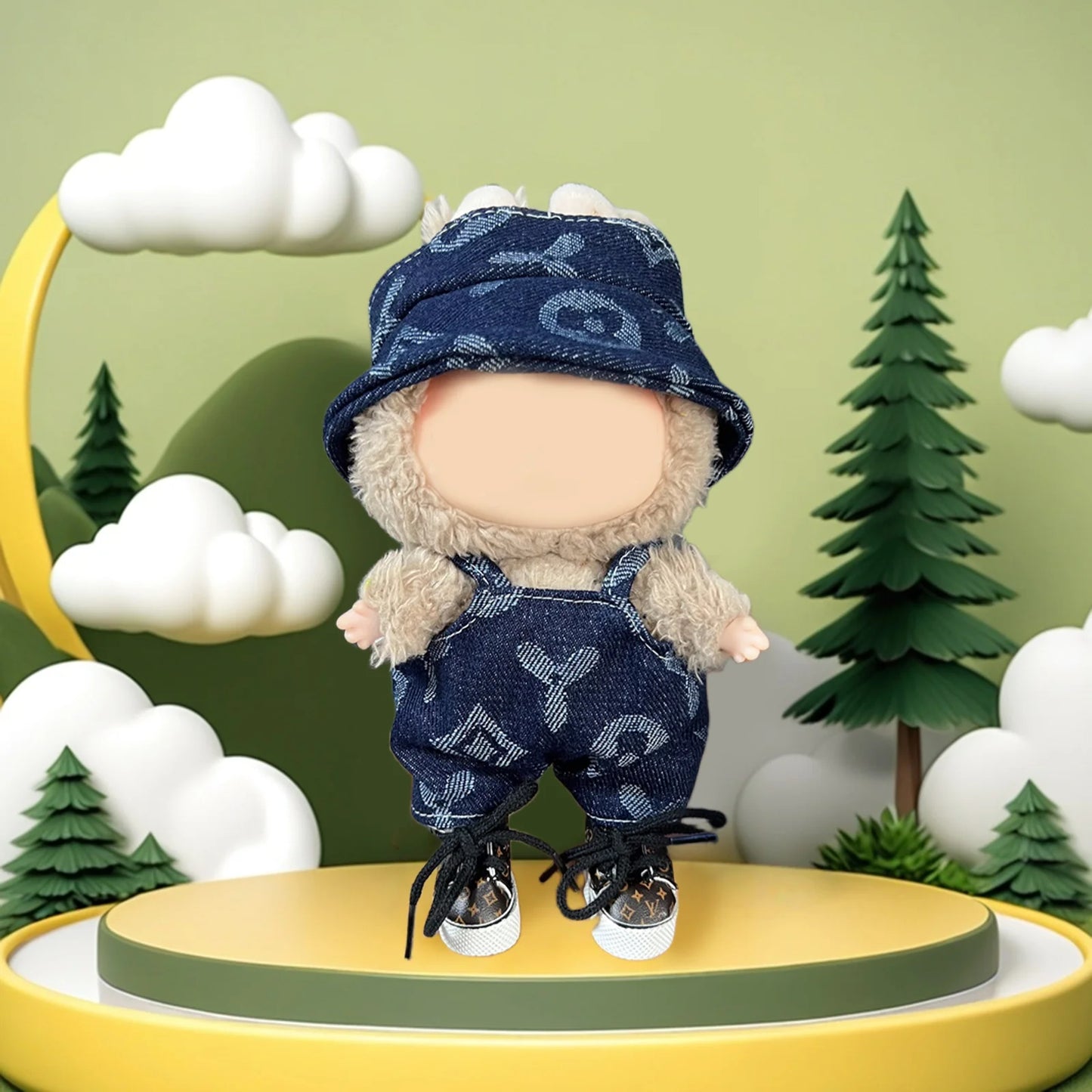 💥💥Sale 70% OFF MCOIKY® Vinyl Face Plush Doll Clothes & Accessories