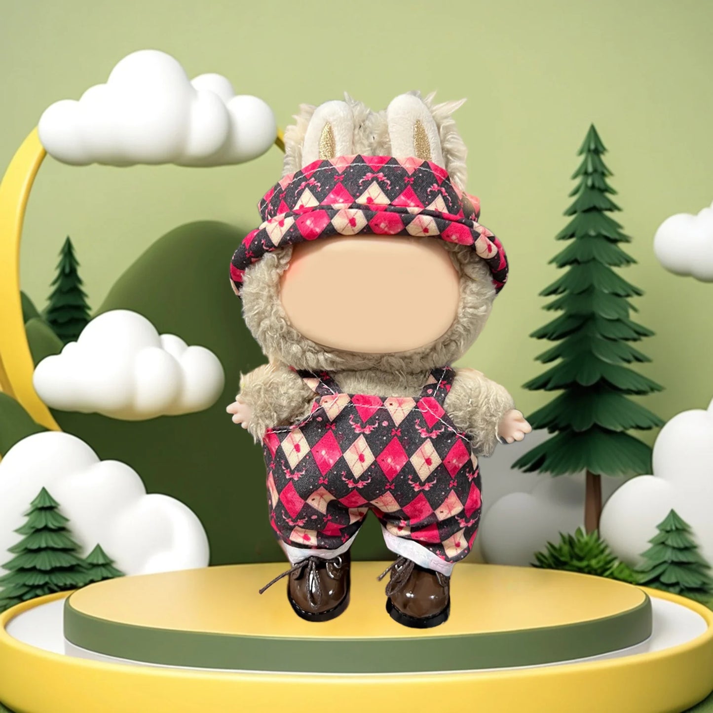 💥💥Sale 70% OFF MCOIKY® Vinyl Face Plush Doll Clothes & Accessories