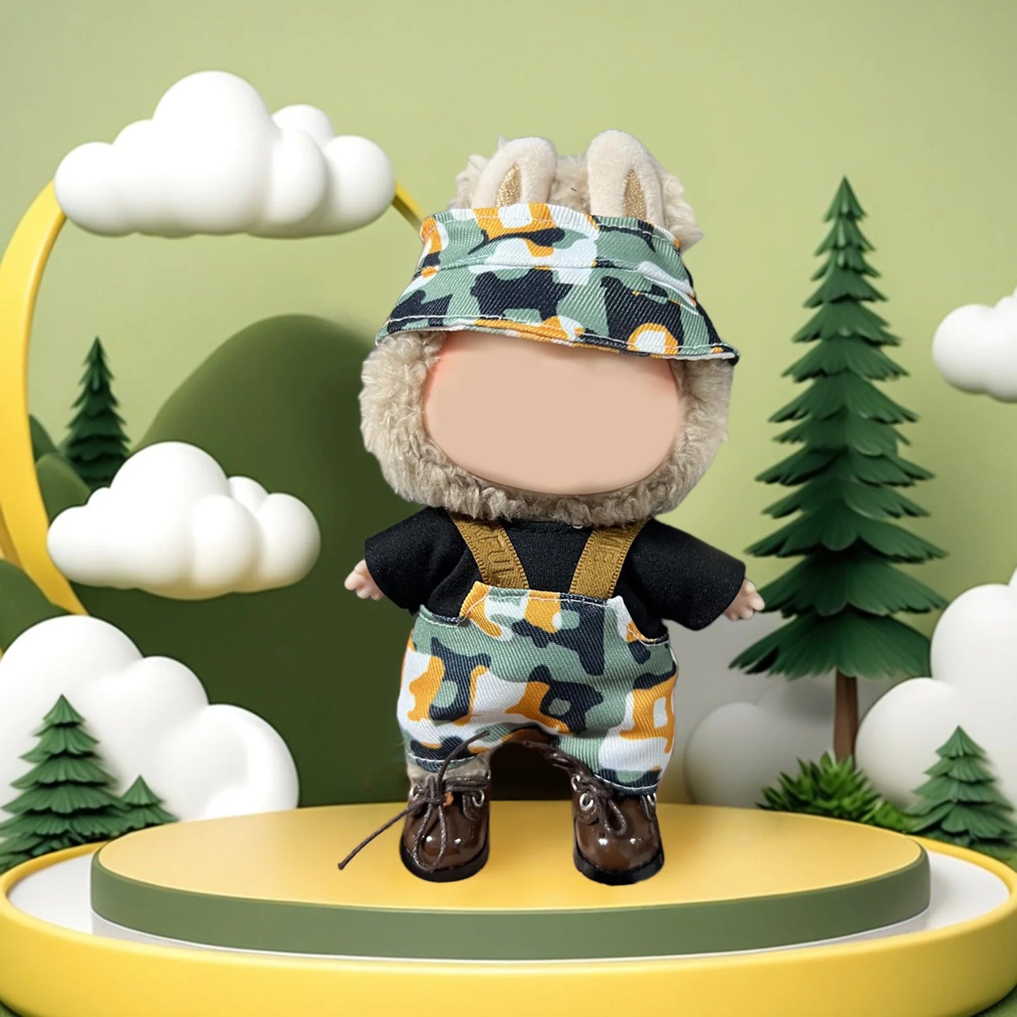 💥💥Sale 70% OFF MCOIKY® Vinyl Face Plush Doll Clothes & Accessories