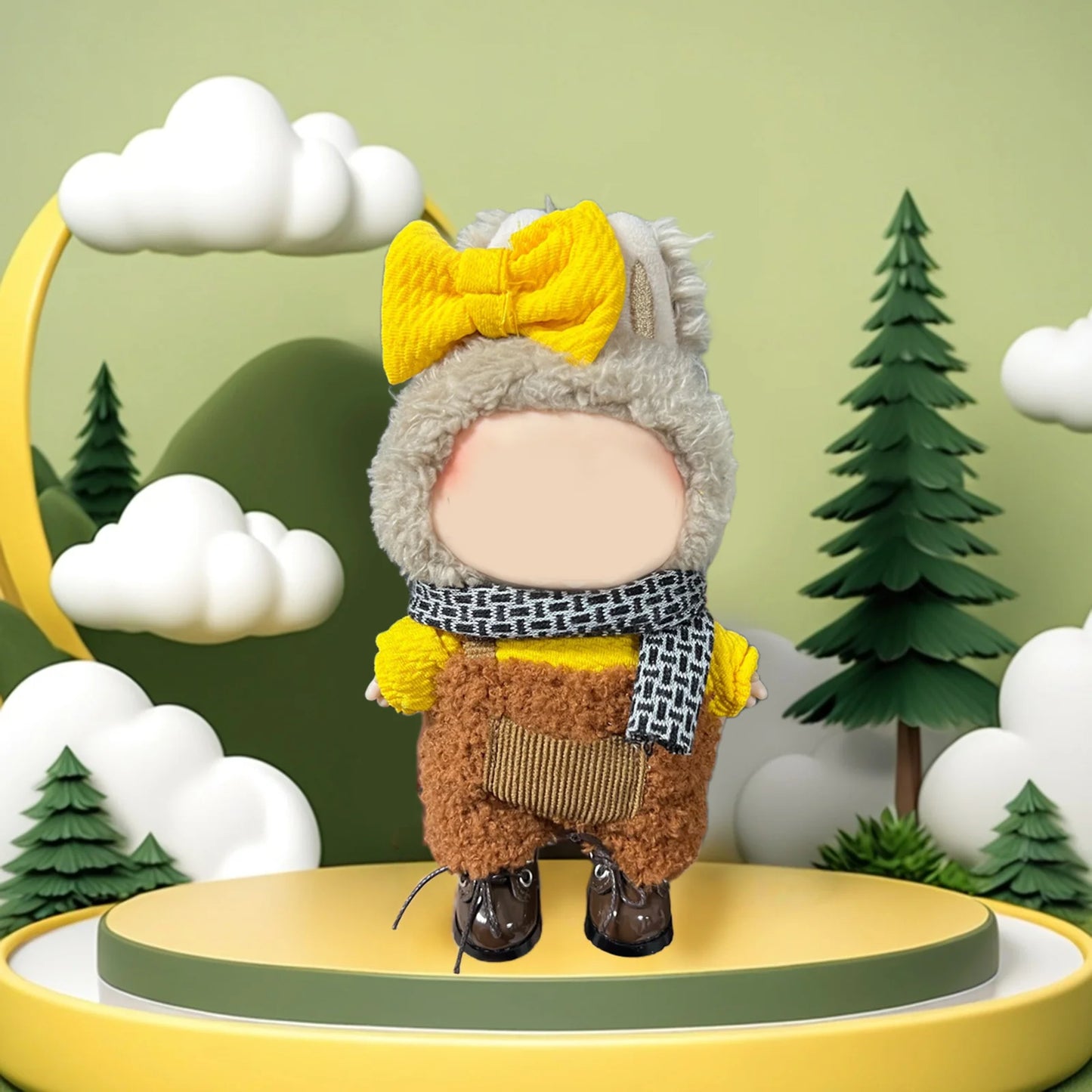 💥💥Sale 70% OFF MCOIKY® Vinyl Face Plush Doll Clothes & Accessories