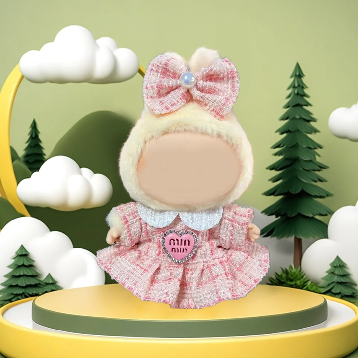 💥💥Sale 70% OFF MCOIKY® Vinyl Face Plush Doll Clothes & Accessories
