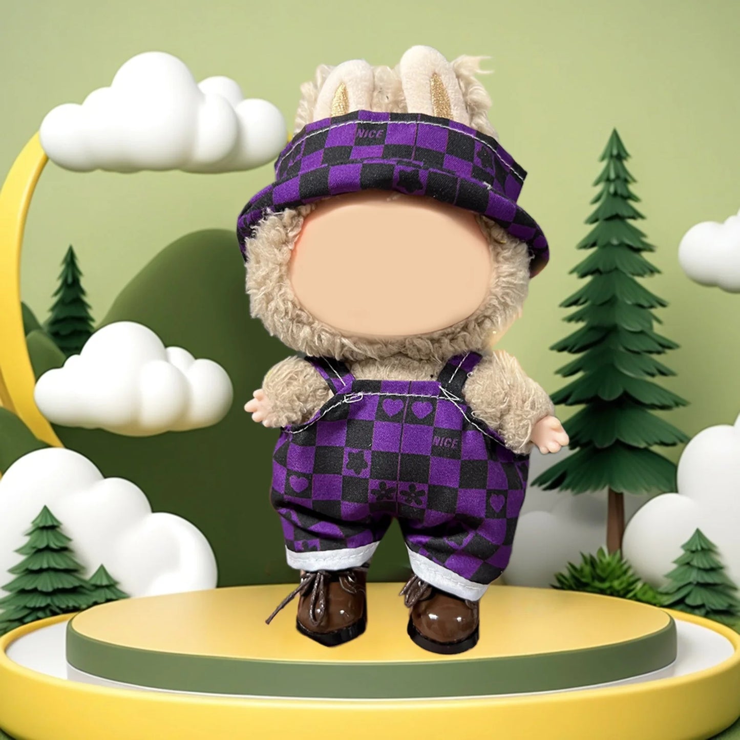 💥💥Sale 70% OFF MCOIKY® Vinyl Face Plush Doll Clothes & Accessories