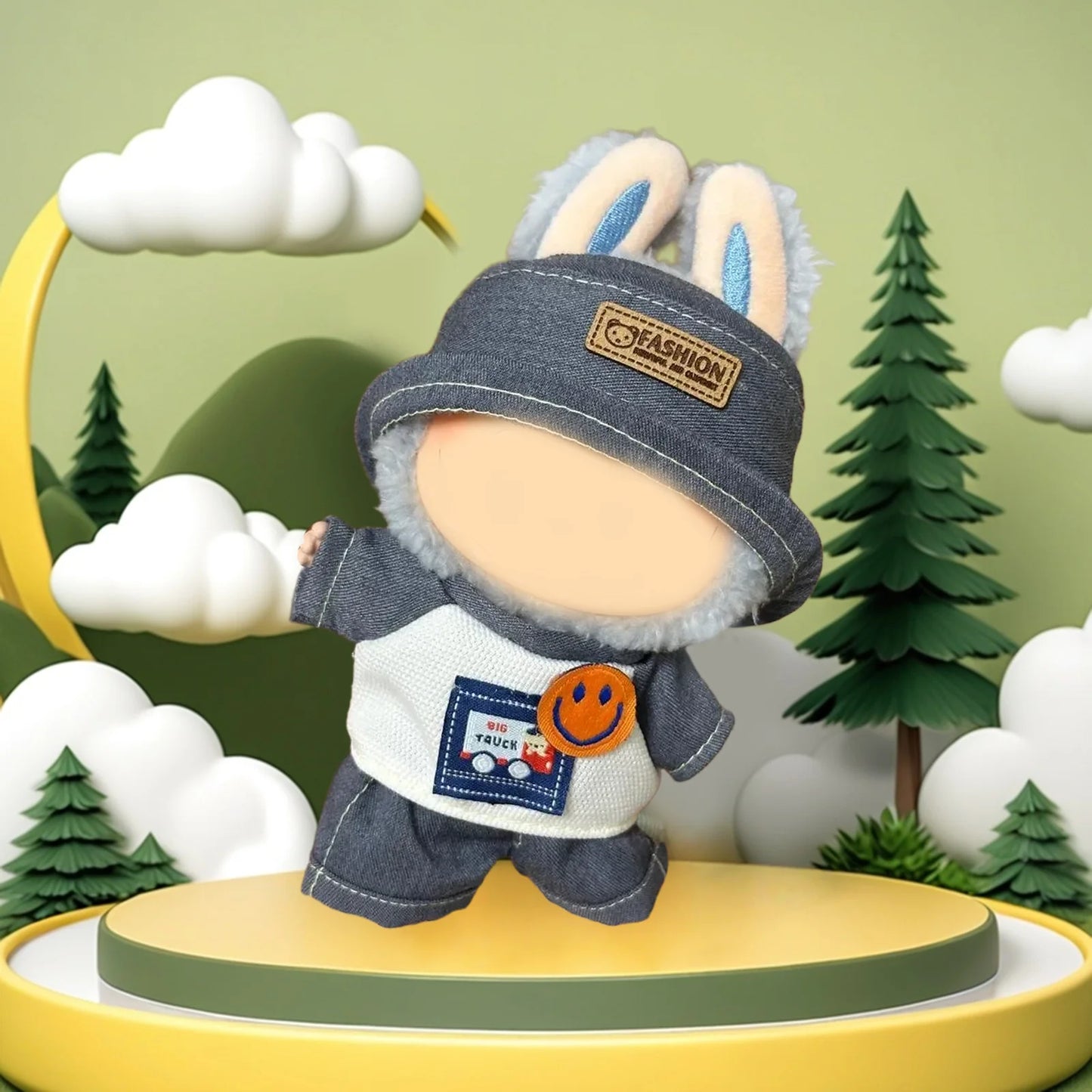 💥💥Sale 70% OFF MCOIKY® Vinyl Face Plush Doll Clothes & Accessories