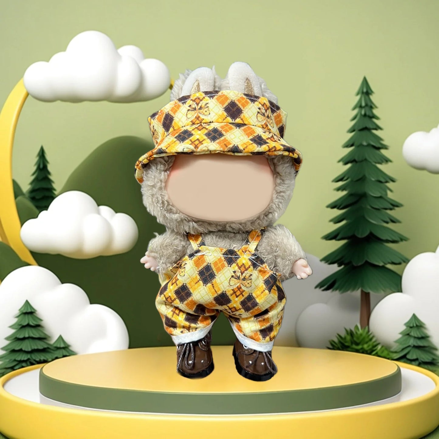 💥💥Sale 70% OFF MCOIKY® Vinyl Face Plush Doll Clothes & Accessories