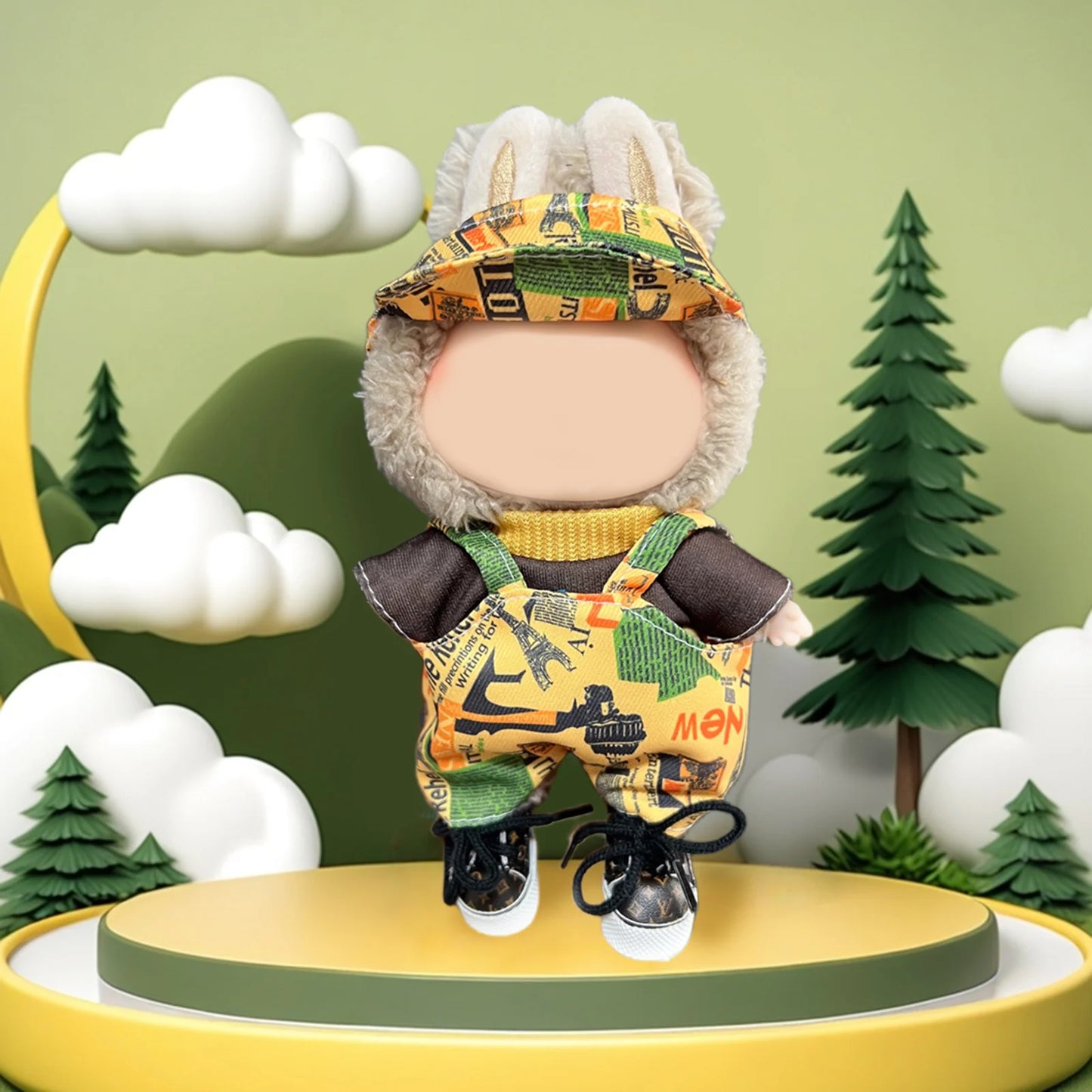 💥💥Sale 70% OFF MCOIKY® Vinyl Face Plush Doll Clothes & Accessories