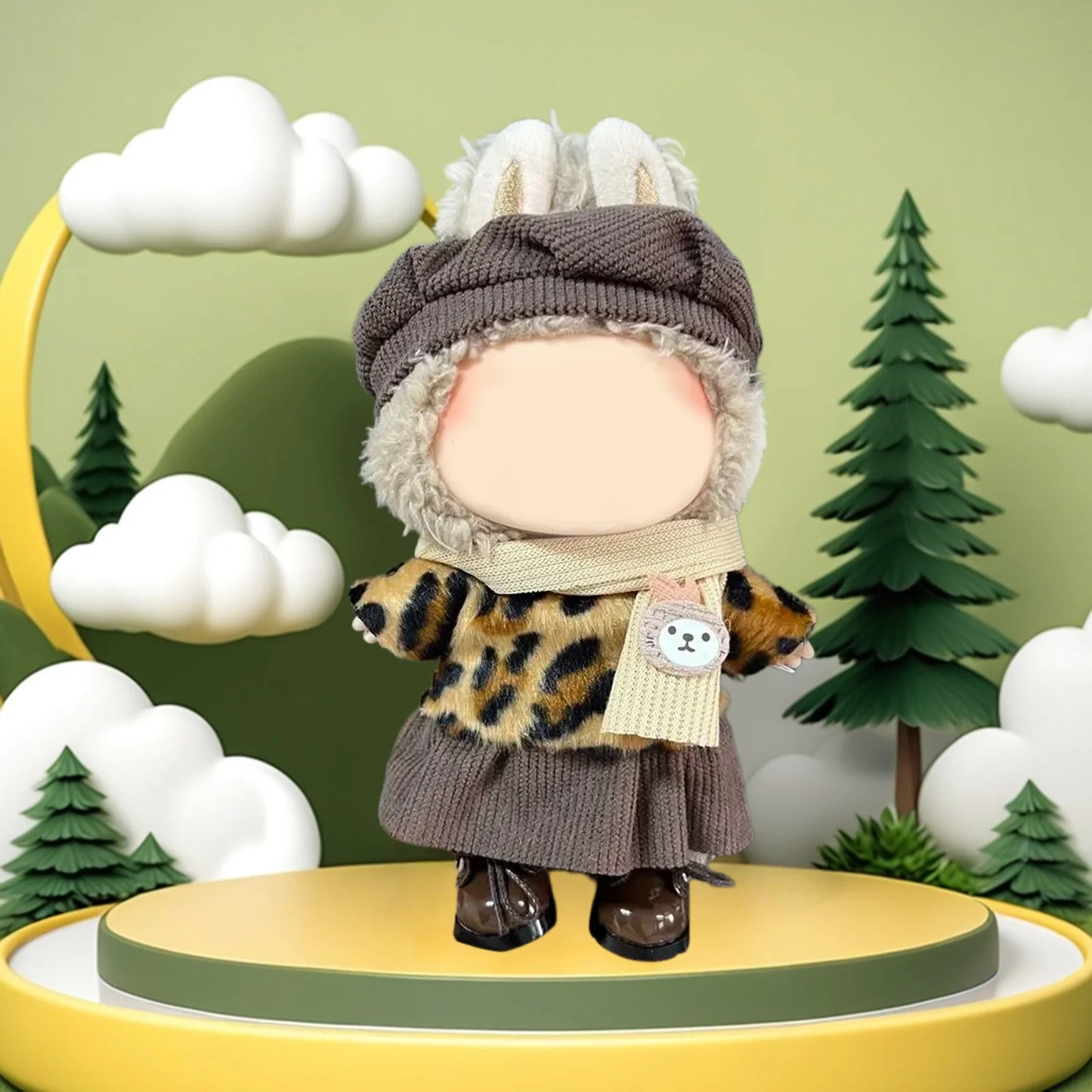 💥💥Sale 70% OFF MCOIKY® Vinyl Face Plush Doll Clothes & Accessories
