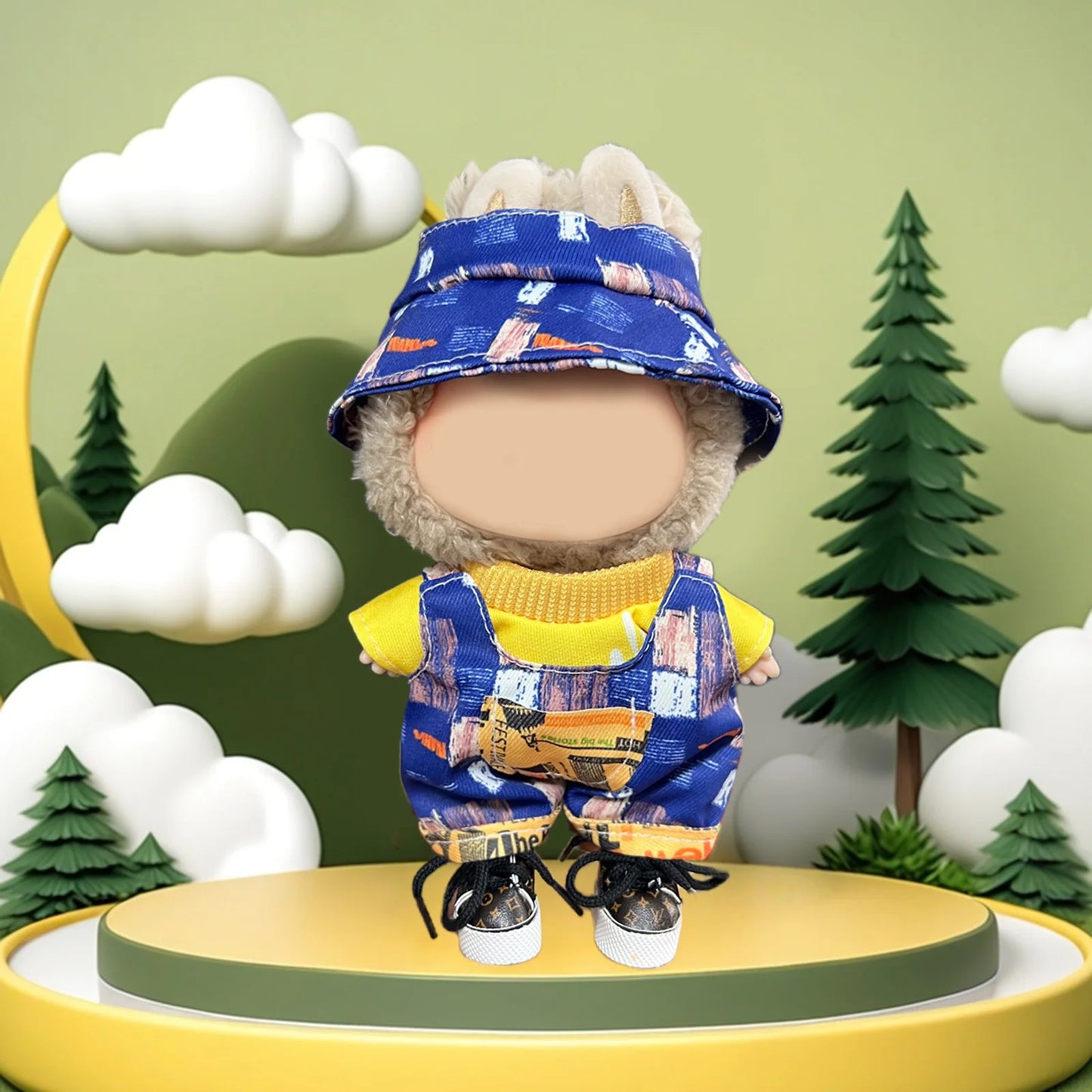 💥💥Sale 70% OFF MCOIKY® Vinyl Face Plush Doll Clothes & Accessories