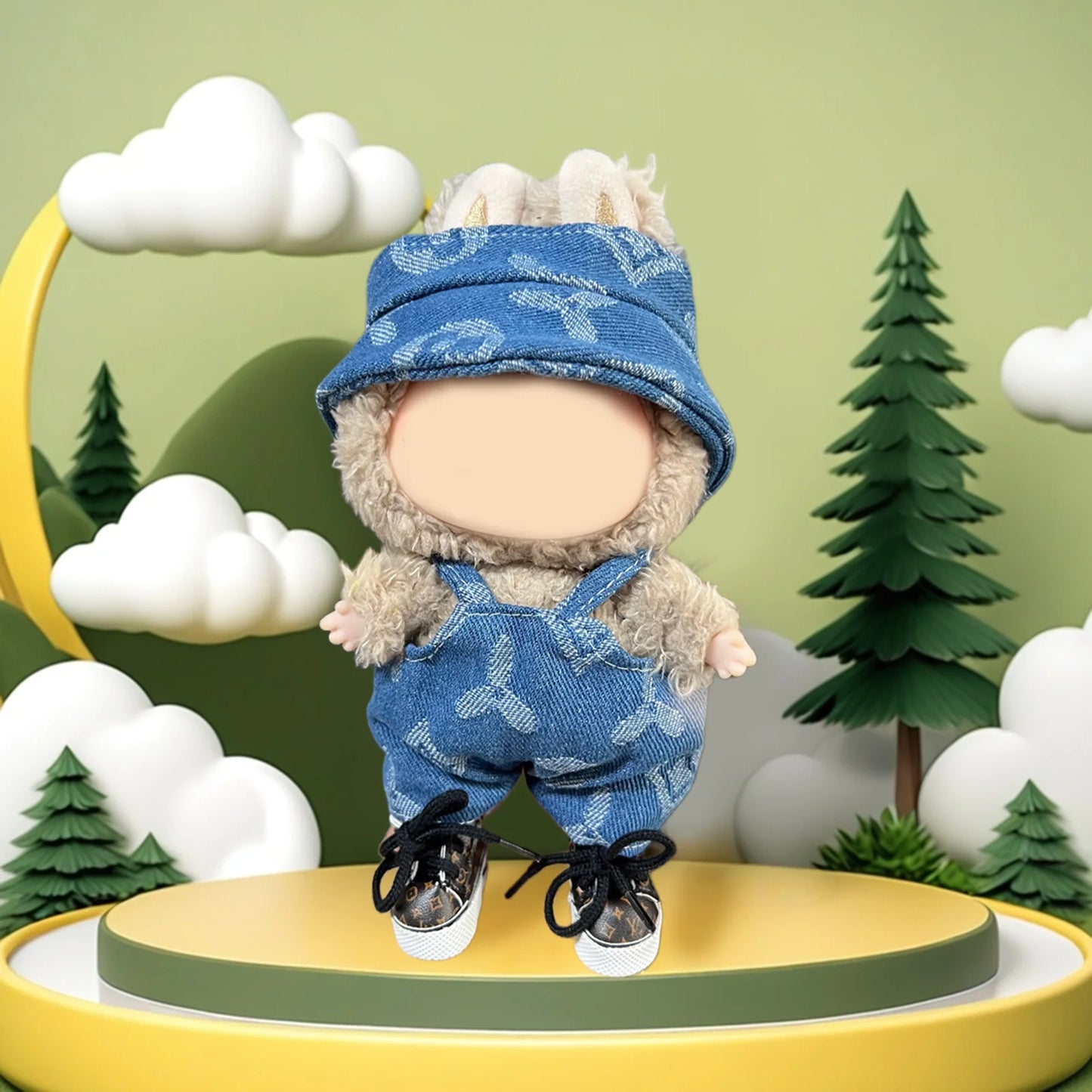 💥💥Sale 70% OFF MCOIKY® Vinyl Face Plush Doll Clothes & Accessories