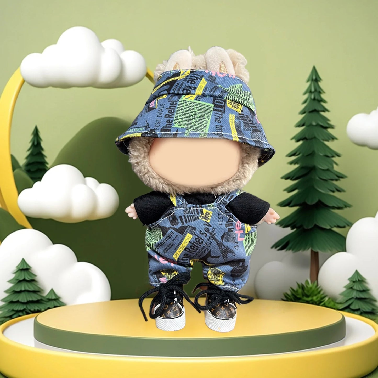 💥💥Sale 70% OFF MCOIKY® Vinyl Face Plush Doll Clothes & Accessories